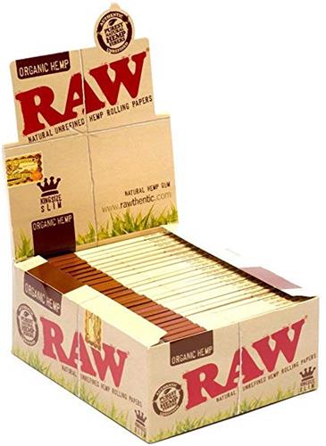 Raw Organic Hemp King Size Slim 50 pcs.