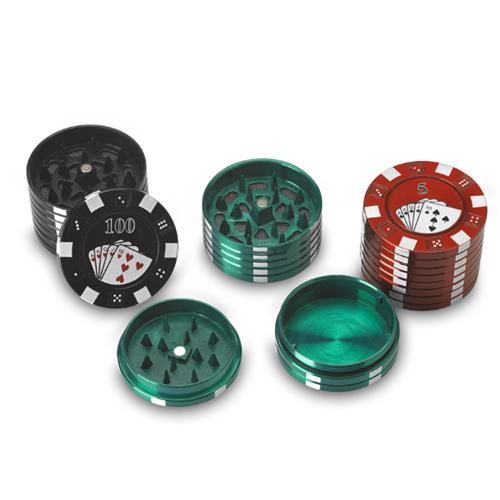 Grinder pollinator poker chip in display 12 pcs.