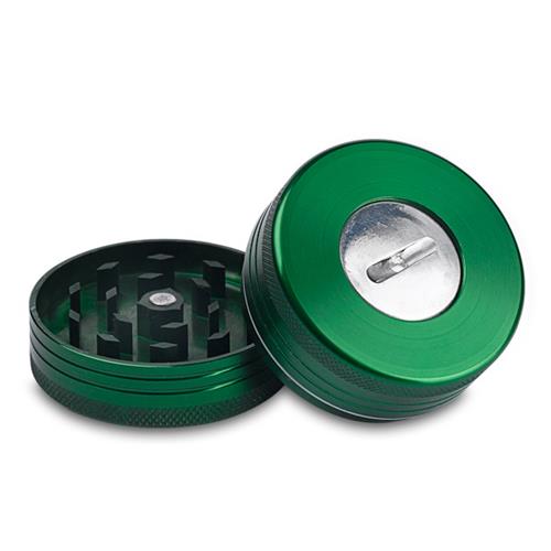Grinder aluminum with push-up