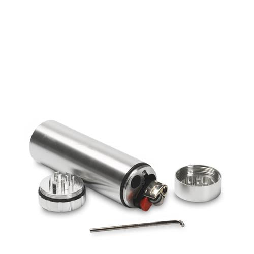 Grinder metal with lighter storage