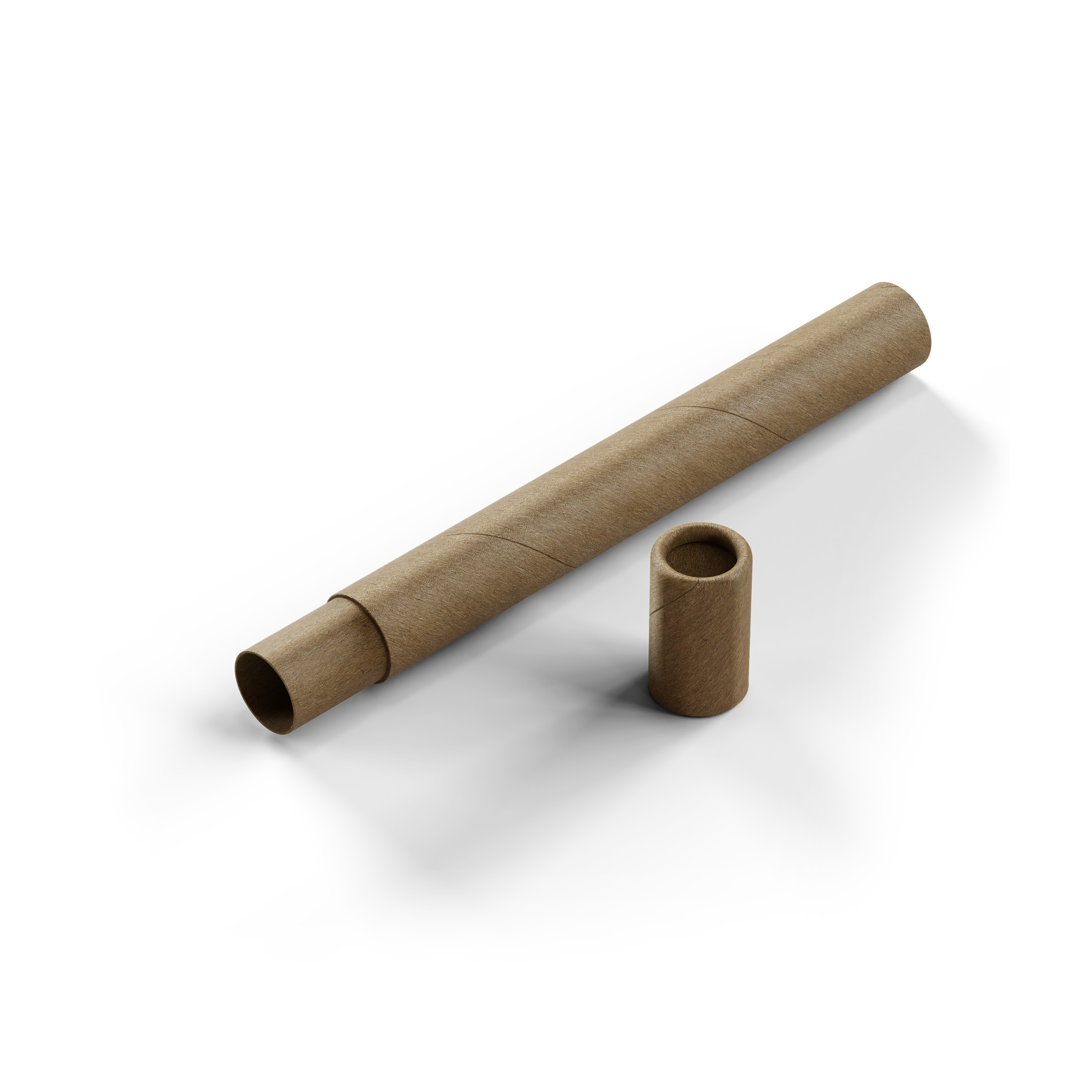 Carton filling tubes luxe JaJa 140 mm with caps 100 pcs.