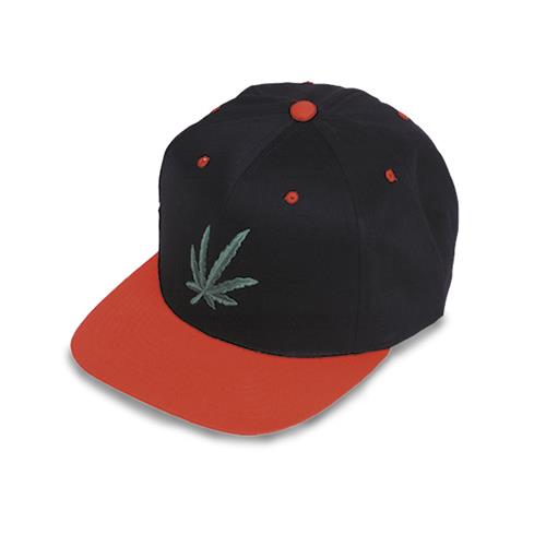 Cap with leaf