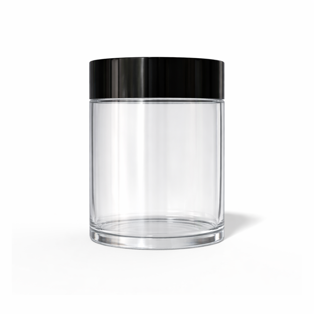 Box glass regular cap 80 ml.
