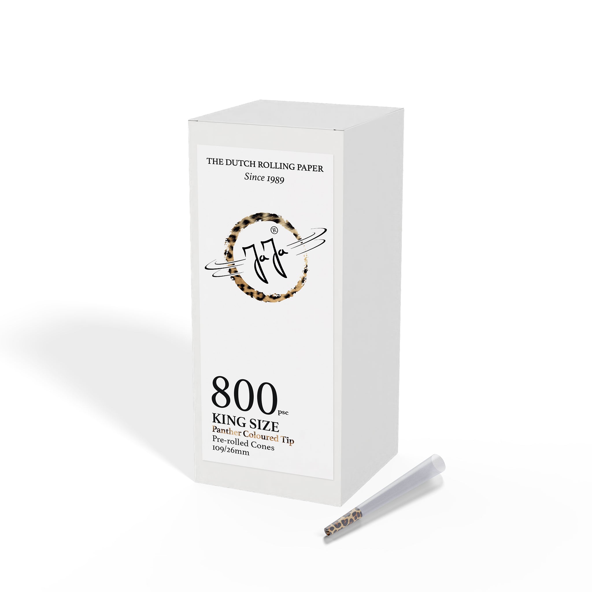 JaJa Cones coloured tip 109/26 mm 800 pcs.