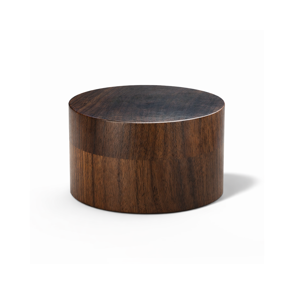 Box Wood dark round