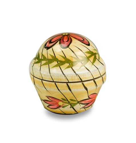 Box Wood painted flower