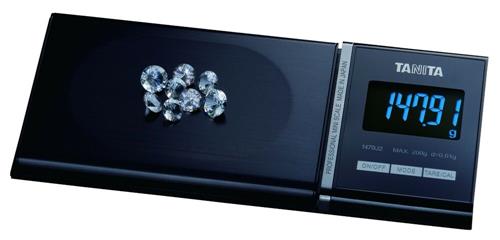 Digital pocket scale Tanita de luxe 200/0.01 gr.