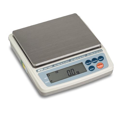 Digital scale AND stamped with interface 1500/0.1 gr.