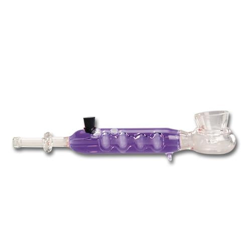 Glass pure pipe cool liquid 100 mm.