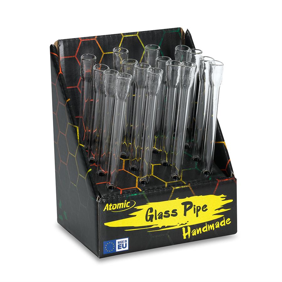 Glass pure pipe Lufka 125 mm display 16 pcs.
