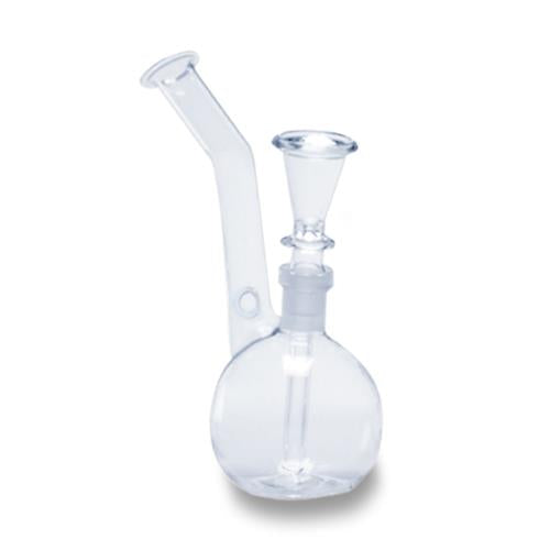 Pipe glass transparent in box 180 mm.