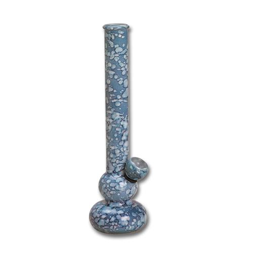 Pipe glass blue speckles 250 mm.