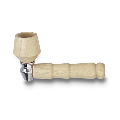 Pipe plain wood plain wooden head 90 mm.