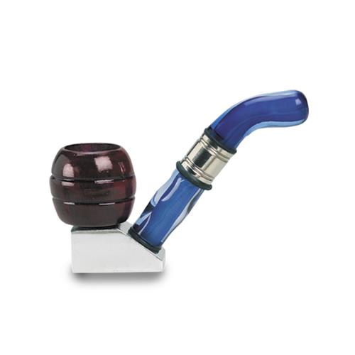 Pipe metal-acrylic standing big head 90 mm.