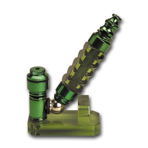 Pipe metal-acrylic with safetycap standing 100 mm.