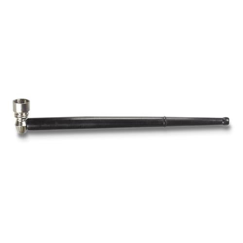 Pipe black wood metal head long 210 mm.