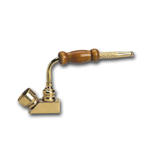 Pipe wood-metal standing bend 130 mm.