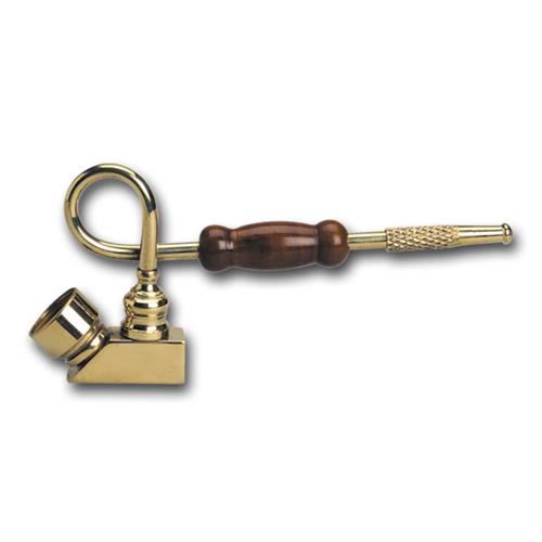 Pipe wood-metal standing special bend 140 mm.