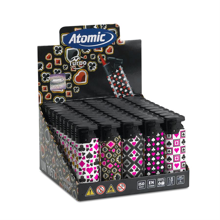 Lighter turbo several designs 50 pcs.