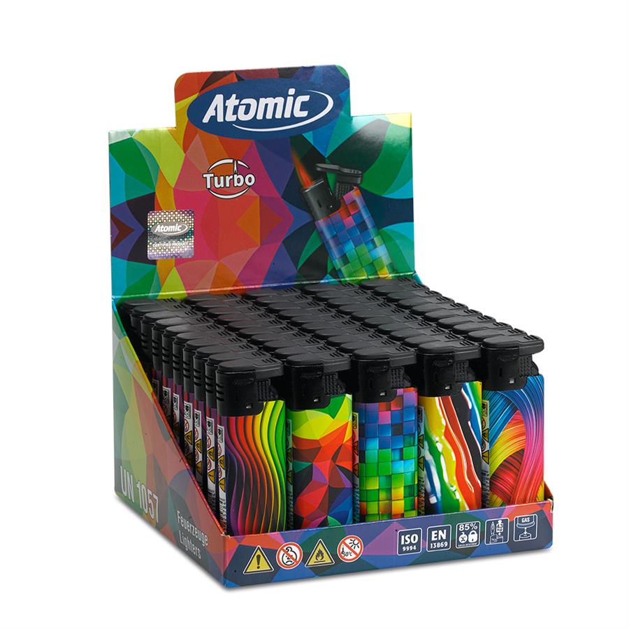 Lighter turbo several designs 50 pcs.