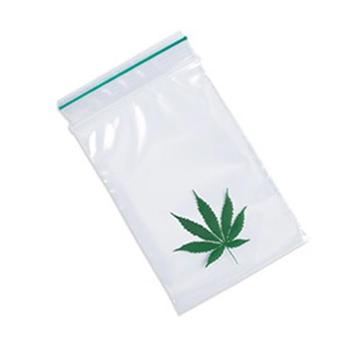 Plastic gripbag 55 x 140 x 0.06 with leaf 1000 pcs.