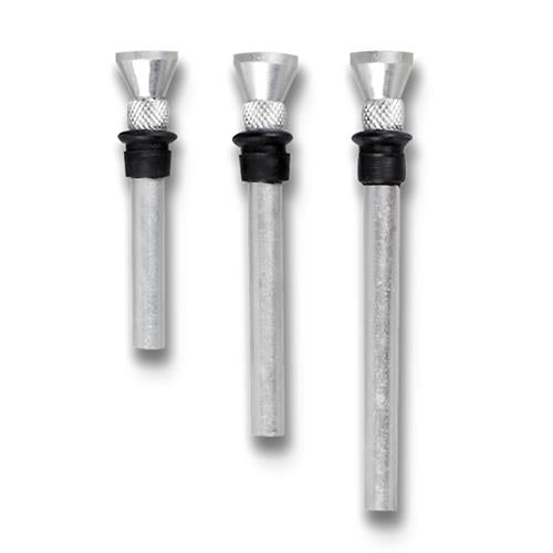 Iron stick with rubber and head 60 mm.