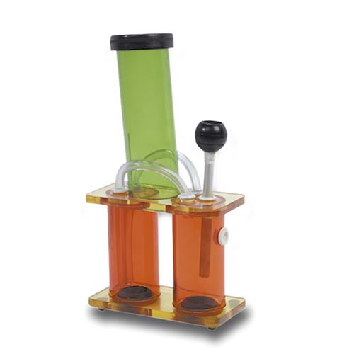 Pipe acrylic with reservoir 300 mm.