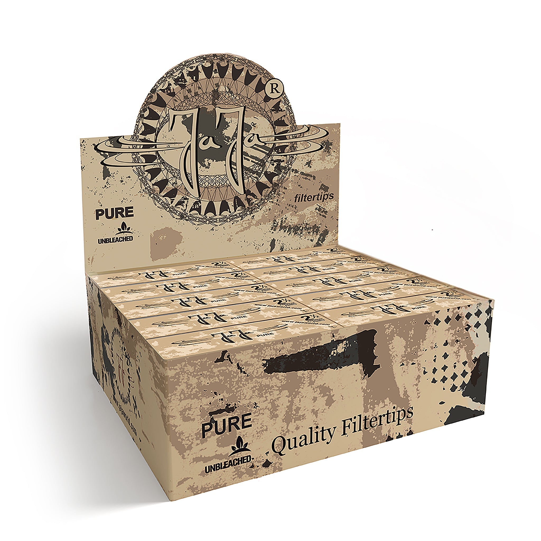 JaJa Filtertips booklet Pure unbleached 50 pcs.