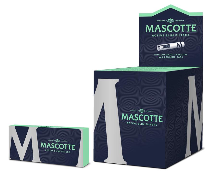 Mascotte Active Slim Filters Charcoal 20 x 10 pcs.