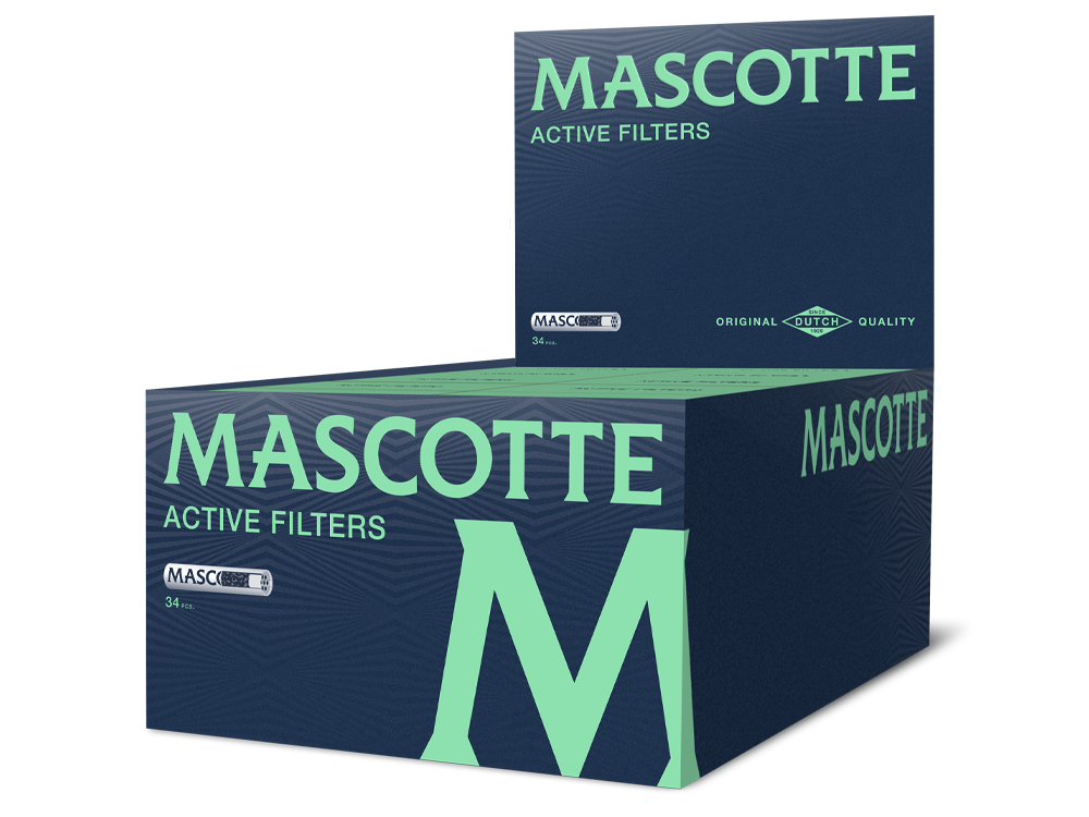 Mascotte Active Slim Filters Charcoal 10 x 34 pcs.