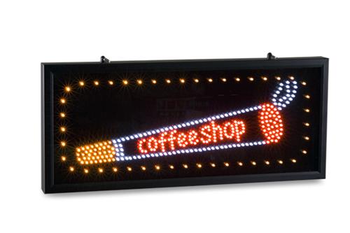 Led light coffeeshop and cigar