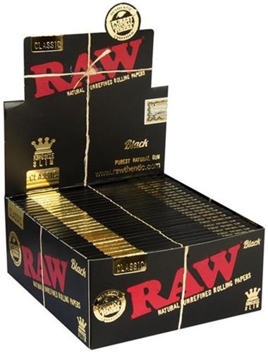 Raw Black King Size Slim 50 pcs.