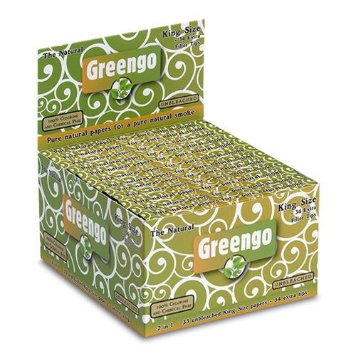 Greengo Unbleached Two in One King Size 24 pcs.