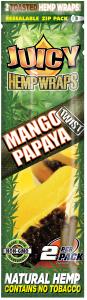 Wraps Organic Hemp Juicy mango papaya twist (Manic) 25 pcs.