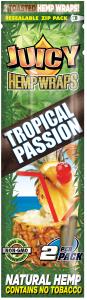 Wraps Organic Hemp Juicy tropical passion (Tropical) 25 pcs.